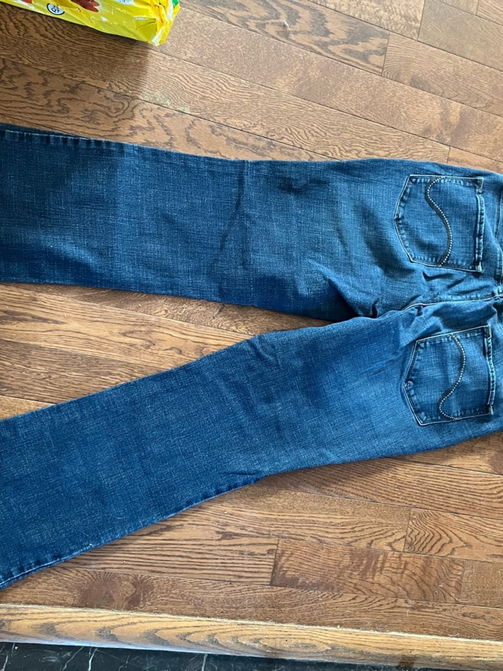 Lee Dark Blue Flare Jeans - Picture 2 of 6